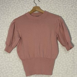 Dusty pink jersey top